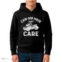 Canam Three Wheels Funny Riding Kids Hoodie thumb 4