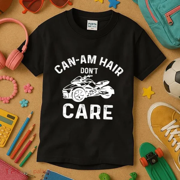 Canam Three Wheels Funny Riding Kids T-Shirt