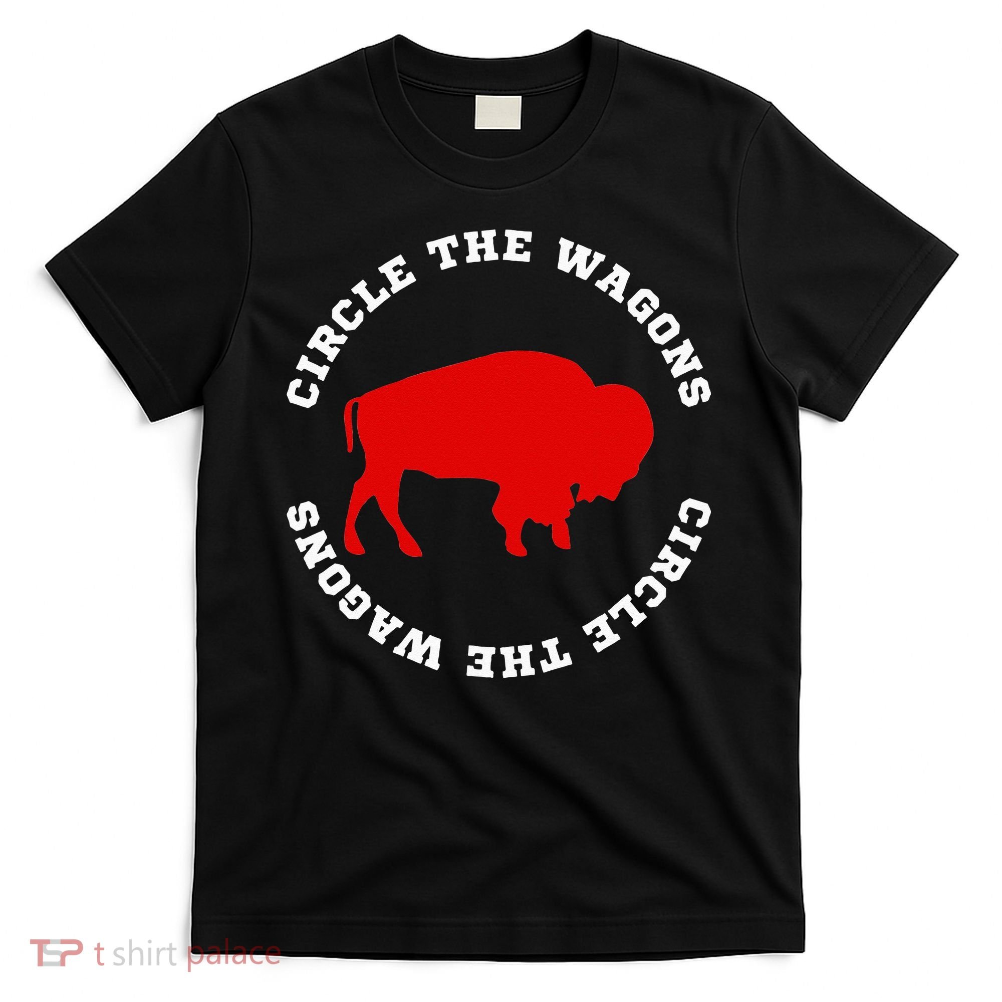 Circle the Wagons Buffalo Football Fan T-Shirt