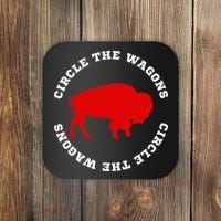 Circle the Wagons Buffalo Football Fan Coaster thumb 0