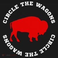 Circle the Wagons Buffalo Football Fan Women's Hoodie thumb 2