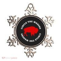 Circle the Wagons Buffalo Football Fan Ornament thumb 0