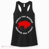 Circle the Wagons Buffalo Football Fan Women's Tank Top thumb 0