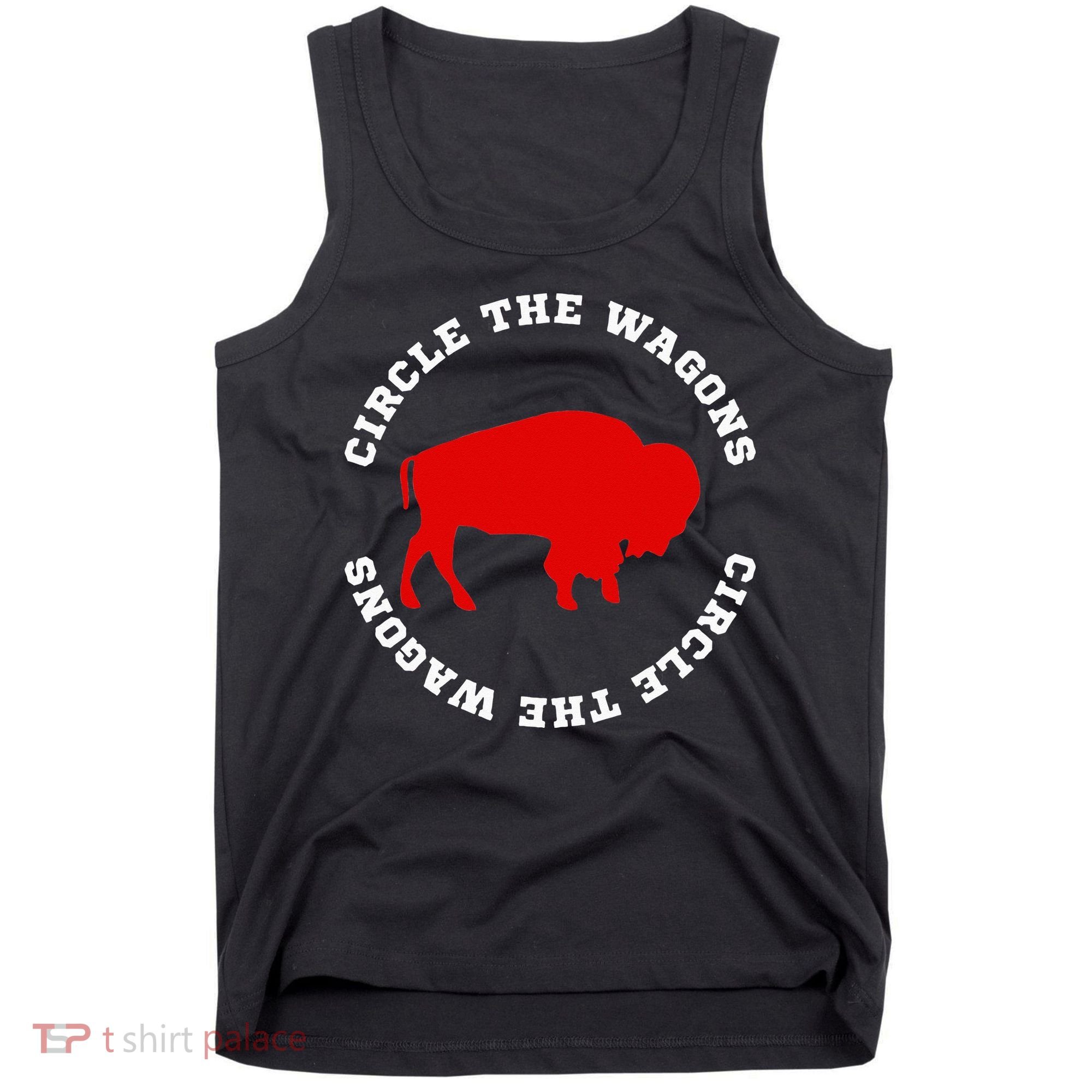Circle the Wagons Buffalo Football Fan Tank Top