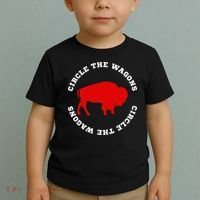 Circle the Wagons Buffalo Football Fan Toddler T-Shirt thumb 2