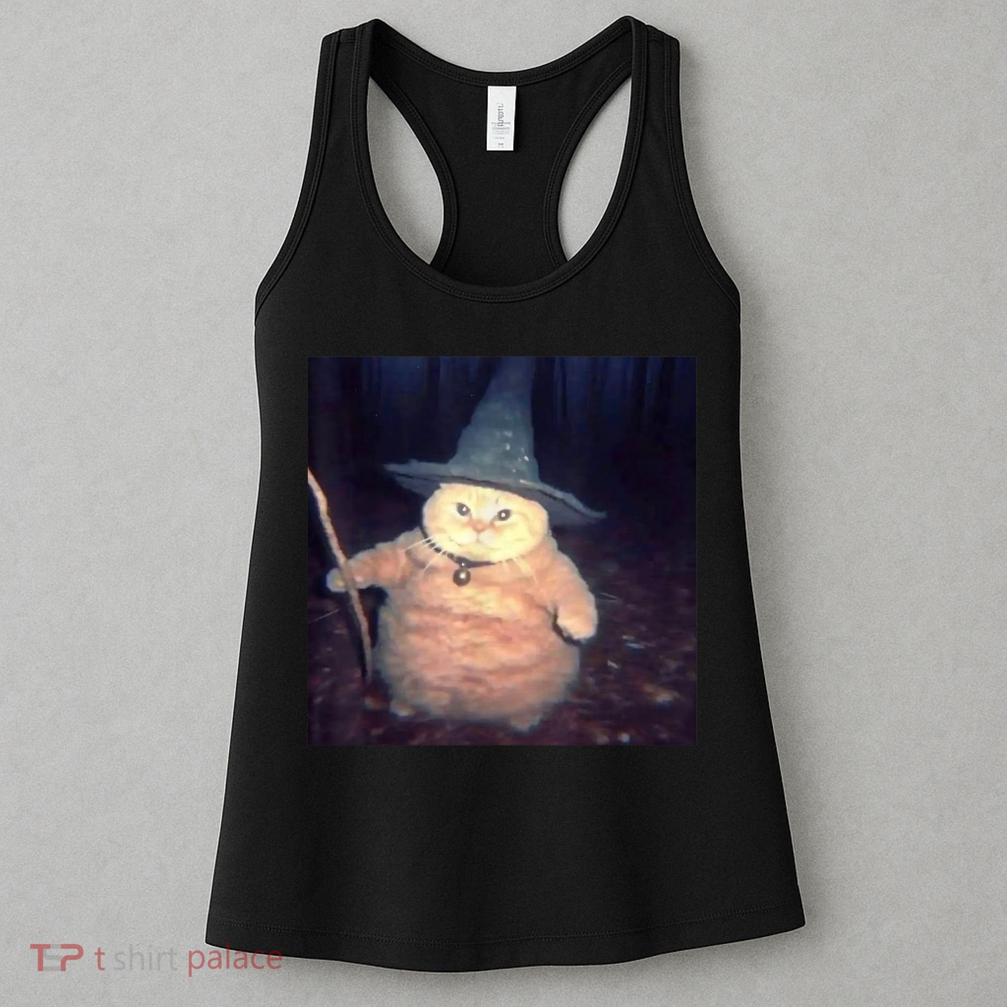 Cheeseball The Wizard Cat Meme Women's Tank Top