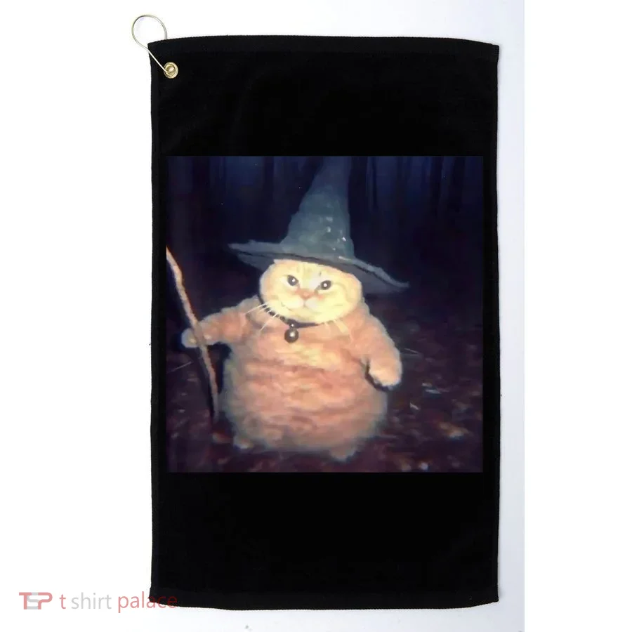 Cheeseball The Wizard Cat Meme Golf Towel