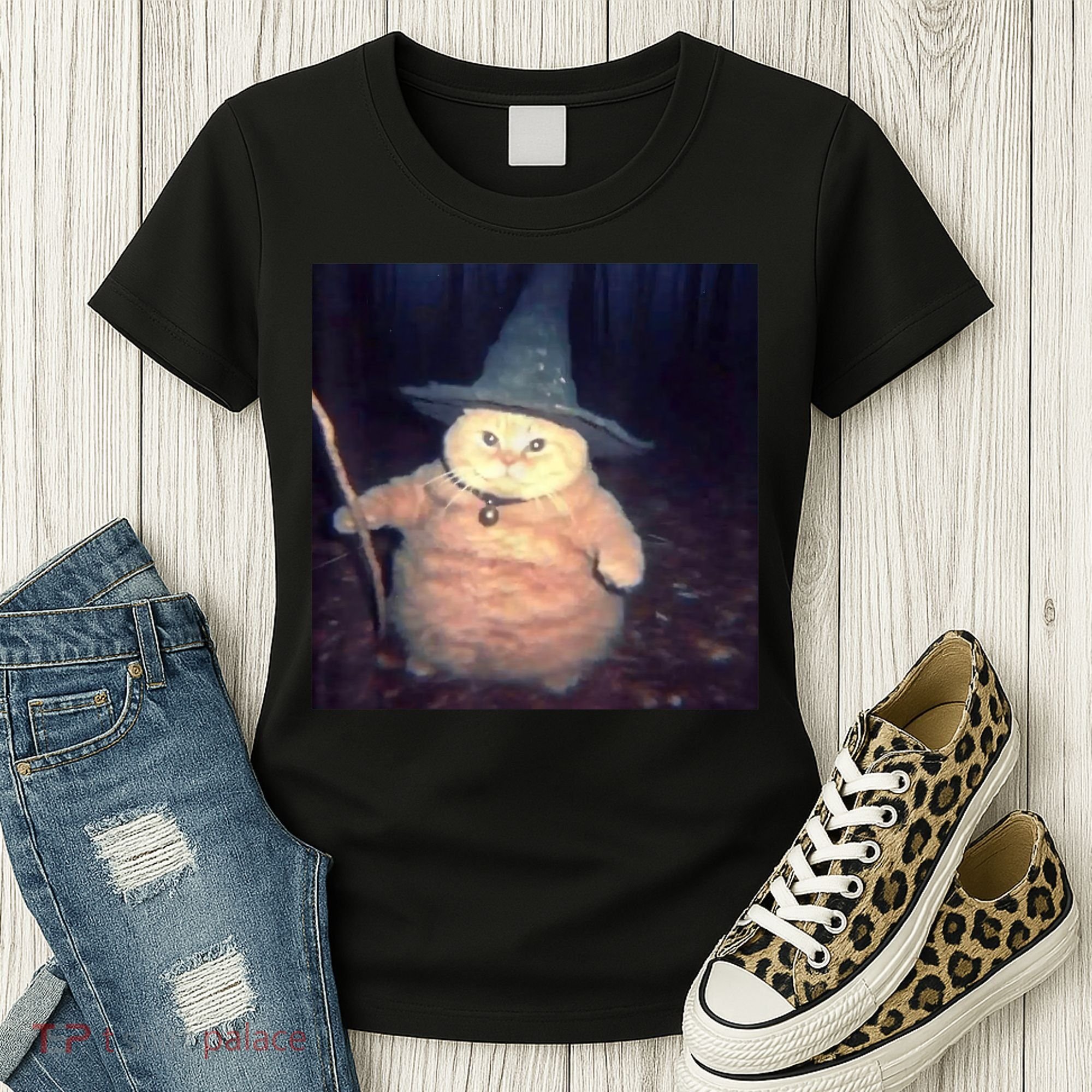 Cheeseball The Wizard Cat Meme Women's T-Shirt