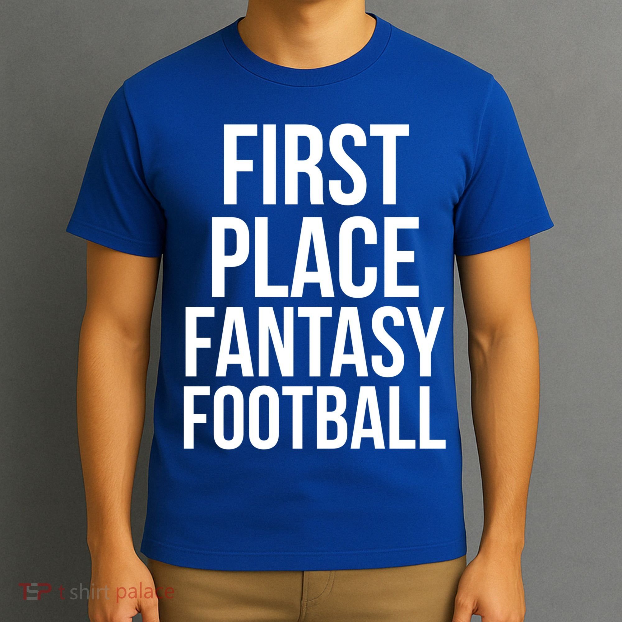 Championship Trophy Winner Item First Place Fantasy Football Gift T-Shirt