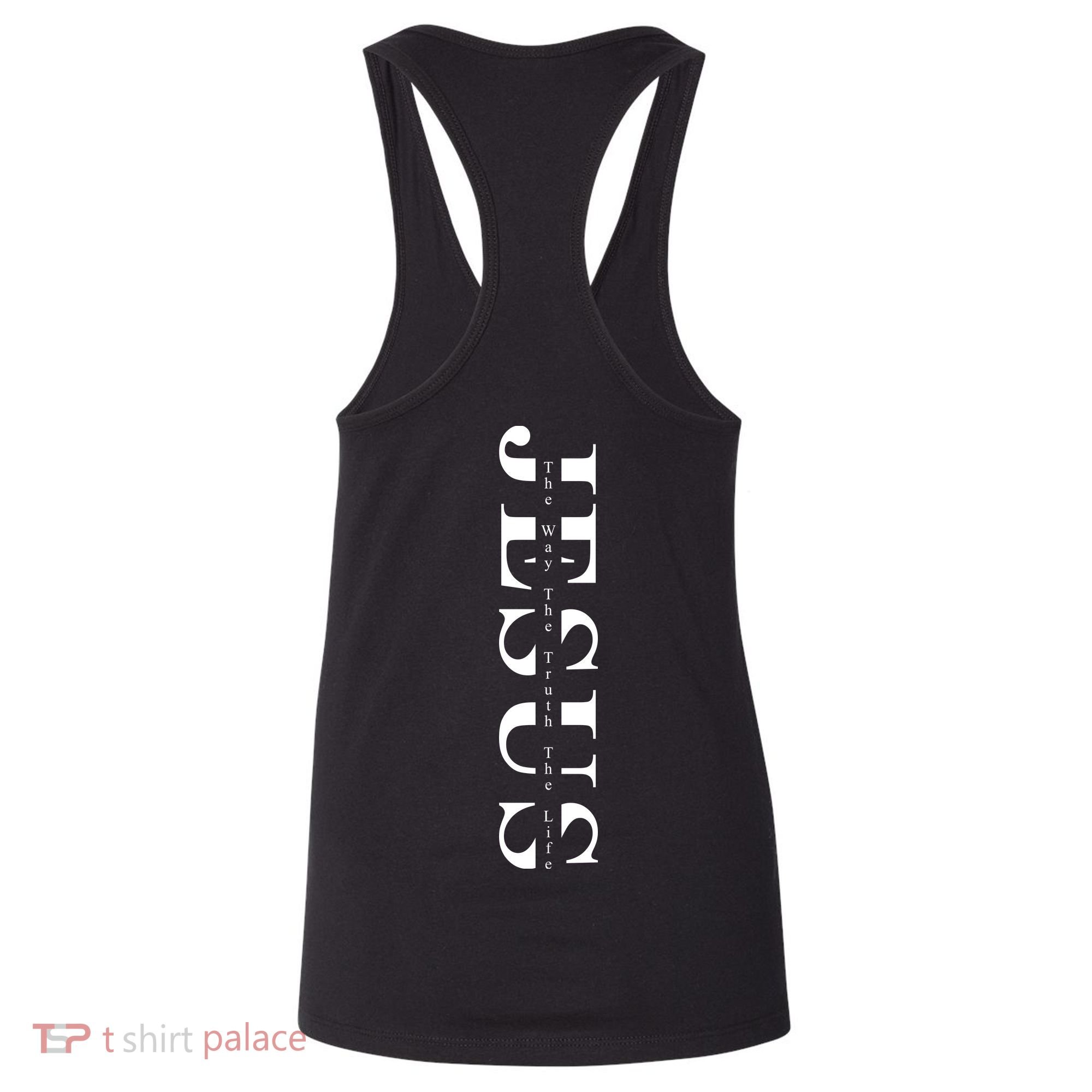 Christian The Way Truth Life Faith Front & Back Women's Tank Top