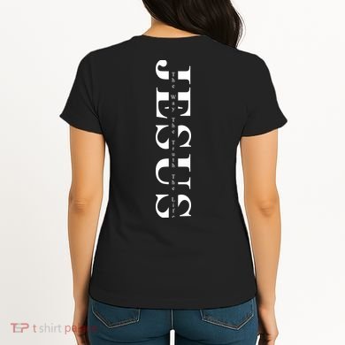 Christian The Way Truth Life Faith Front & Back Women's T-Shirt back