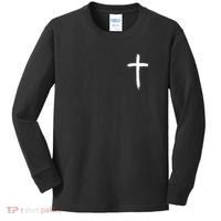 Christian The Way Truth Life Faith Front & Back Kids Long Sleeve Shirt thumb 0