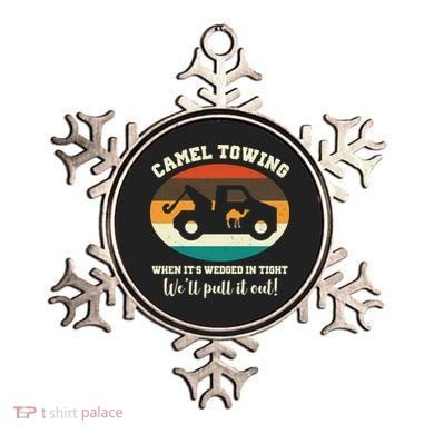 Camel Towing When It's Wedged In Tight We'll Pull It Out Ornament