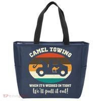 Camel Towing When It's Wedged In Tight We'll Pull It Out Tote Bag thumb 0