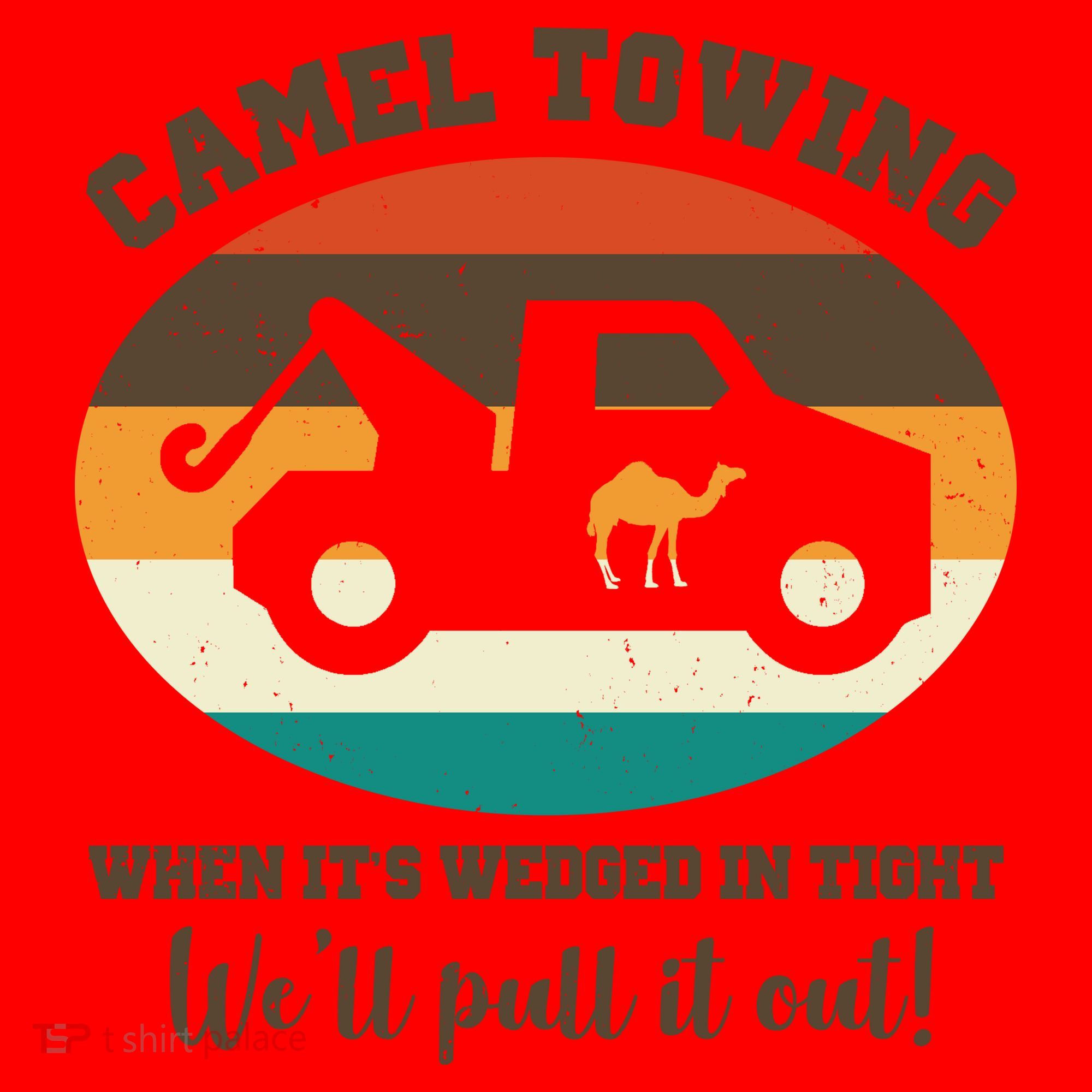Camel Towing When It's Wedged In Tight We'll Pull It Out Santa Hat