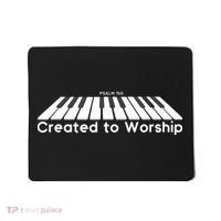Created To Worship Piano Christian Mousepad thumb 0