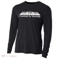 Created To Worship Piano Christian Cooling Performance Long Sleeve Crew thumb 0