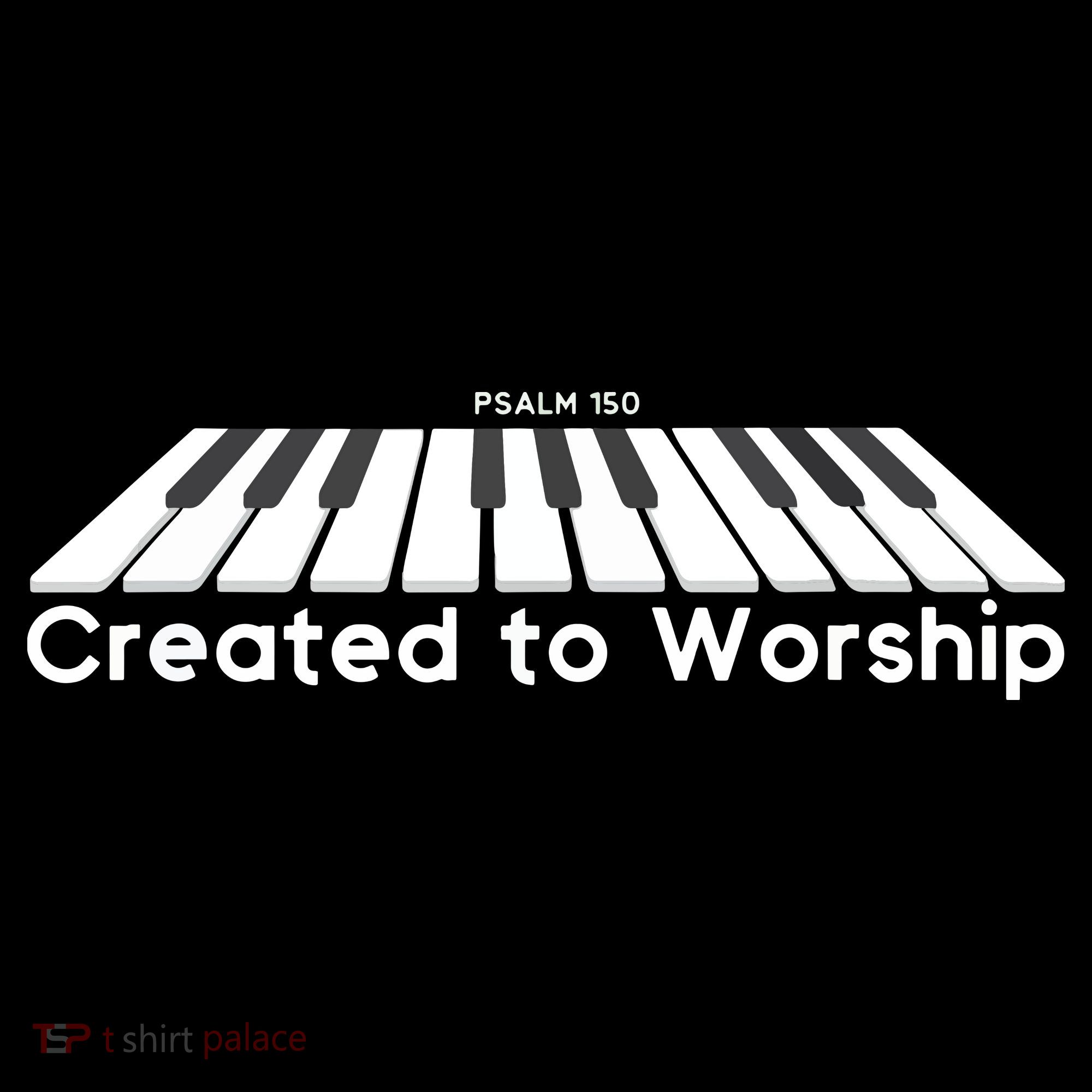 Created To Worship Piano Christian Baby Bodysuit