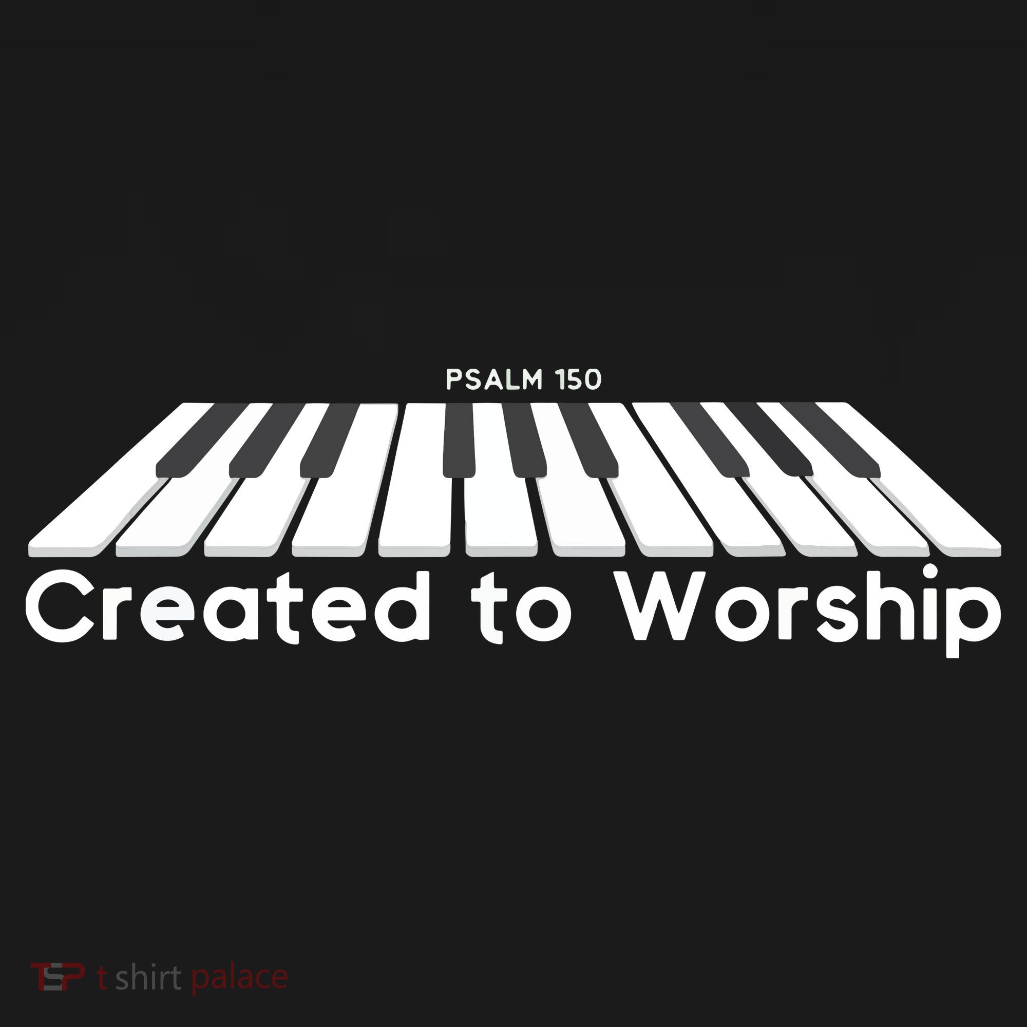 Created To Worship Piano Christian Kids Sweatshirt