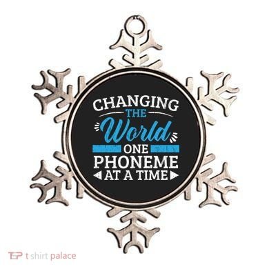Changing The World One Phoneme At A Time Dyslexia Awareness Meaningful Gift Ornament