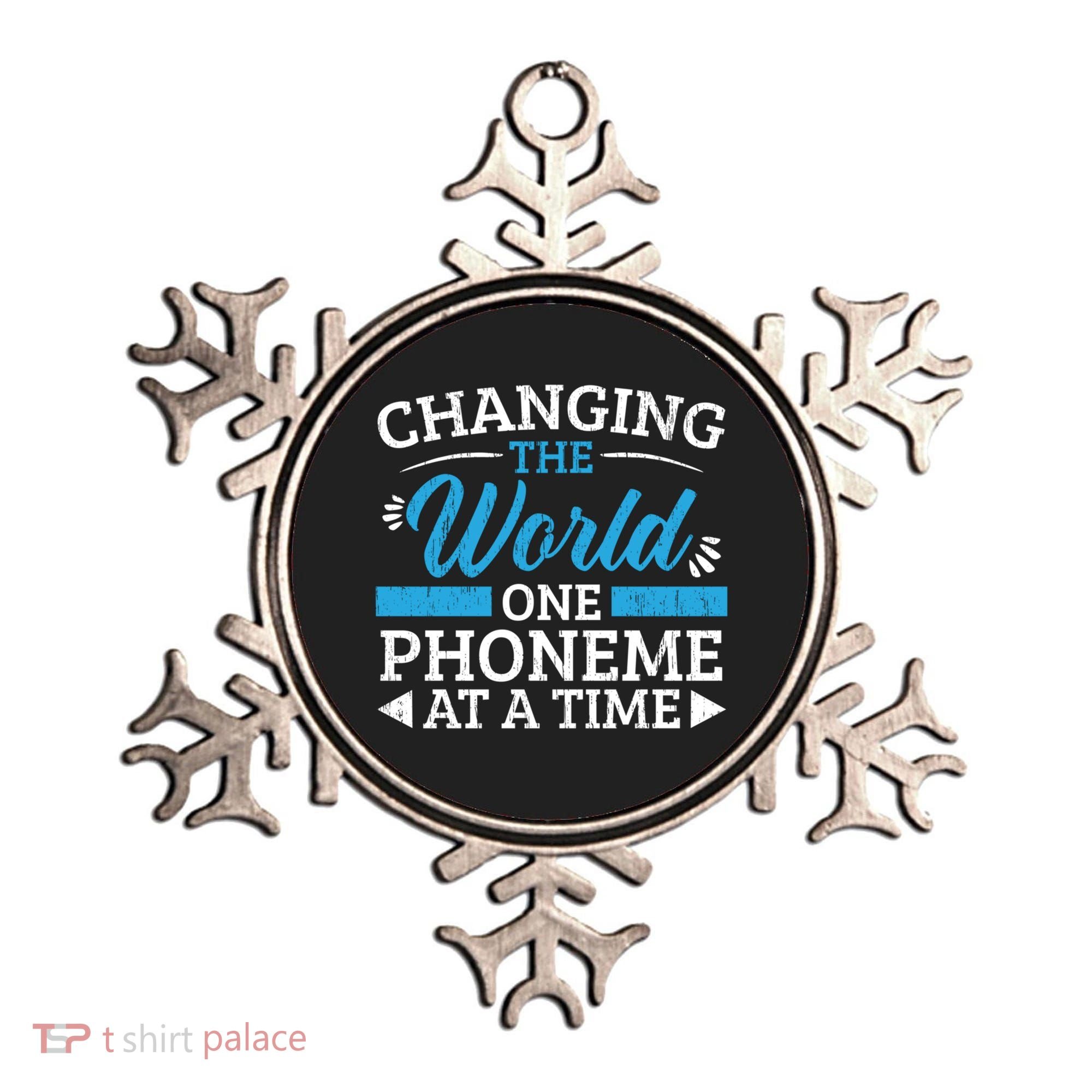 Changing The World One Phoneme At A Time Dyslexia Awareness Meaningful Gift Ornament