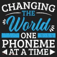 Changing The World One Phoneme At A Time Dyslexia Awareness Meaningful Gift Golf Towel thumb 3