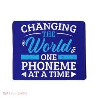 Changing The World One Phoneme At A Time Dyslexia Awareness Meaningful Gift Mousepad thumb 0
