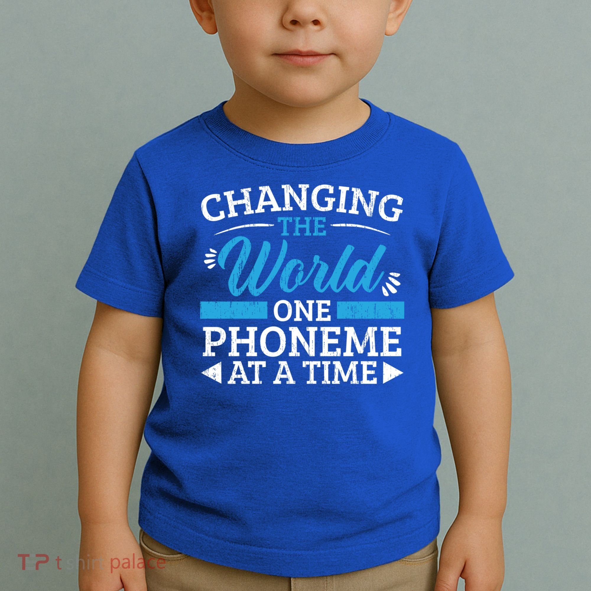Changing The World One Phoneme At A Time Dyslexia Awareness Meaningful Gift Toddler T-Shirt