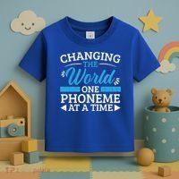 Changing The World One Phoneme At A Time Dyslexia Awareness Meaningful Gift Toddler T-Shirt thumb 3