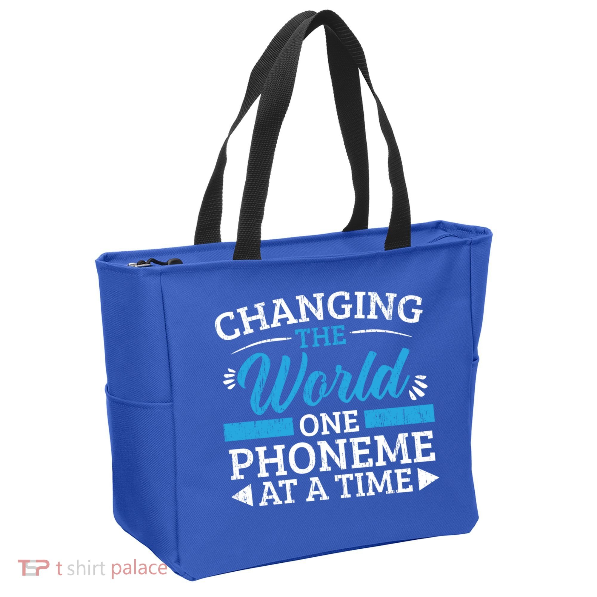Changing The World One Phoneme At A Time Dyslexia Awareness Meaningful Gift Tote Bag