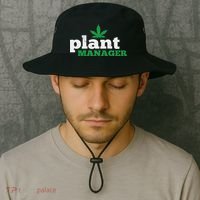 Cannabis Thc Weed Pot 420 Plant Manager Gift Bucket Hat thumb 2