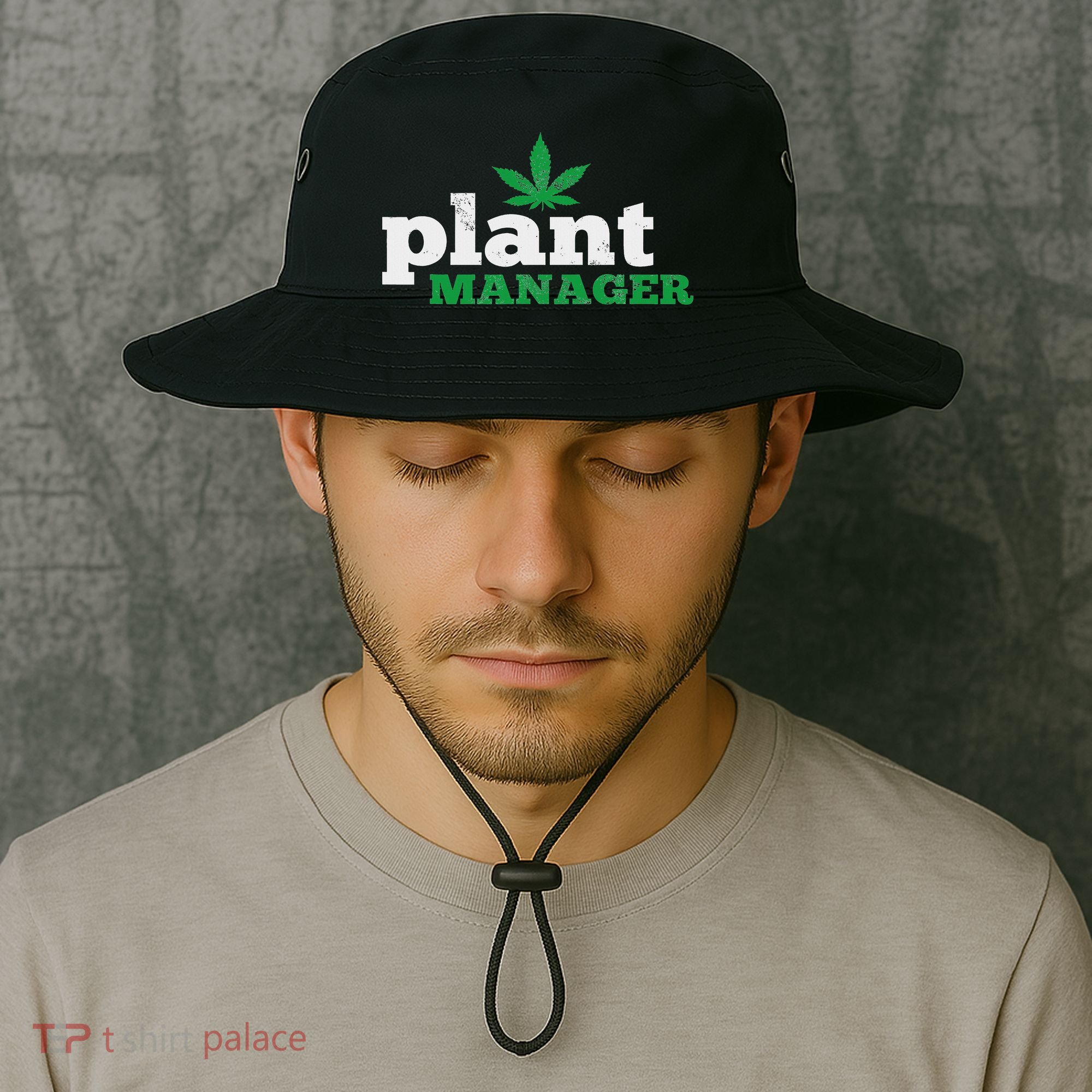 Cannabis Thc Weed Pot 420 Plant Manager Gift Bucket Hat