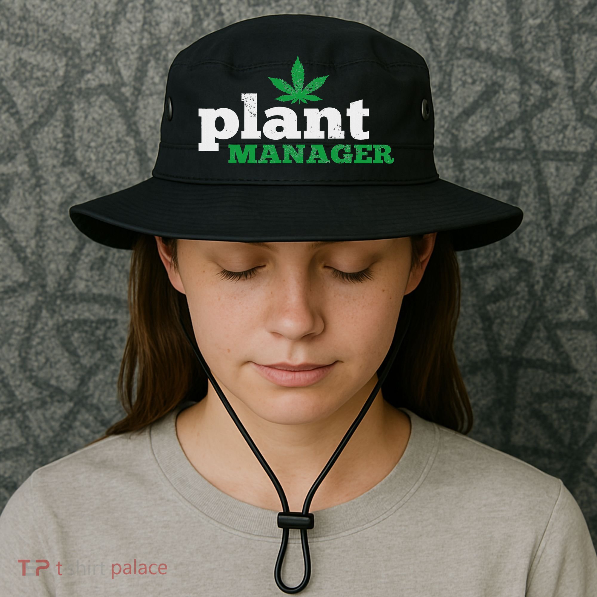 Cannabis Thc Weed Pot 420 Plant Manager Gift Bucket Hat