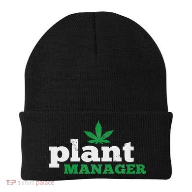 Cannabis Thc Weed Pot 420 Plant Manager Gift Beanie