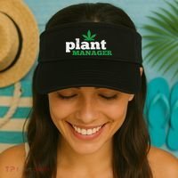 Cannabis Thc Weed Pot 420 Plant Manager Gift Visor thumb 2