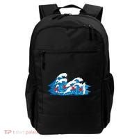 Chicago Tsunami Wave State Flag Backpack thumb 0
