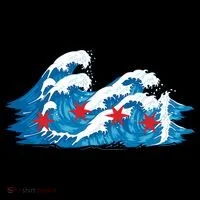 Chicago Tsunami Wave State Flag Coffee Mug thumb 5