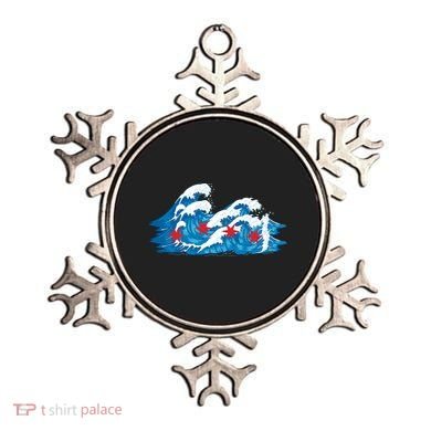 Chicago Tsunami Wave State Flag Ornament