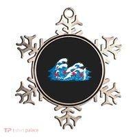 Chicago Tsunami Wave State Flag Ornament thumb 0