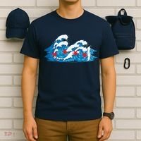 Chicago Tsunami Wave State Flag T-Shirt thumb 6