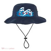 Chicago Tsunami Wave State Flag Bucket Hat thumb 0