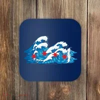 Chicago Tsunami Wave State Flag Coaster thumb 0