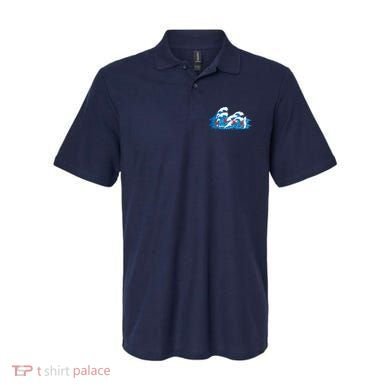 Chicago Tsunami Wave State Flag Polo