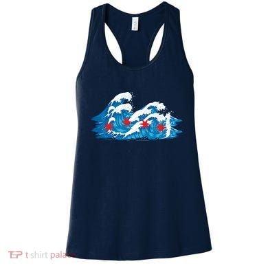 Chicago Tsunami Wave State Flag Women's Tank Top