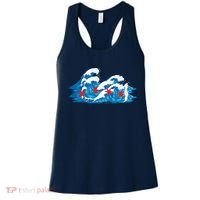 Chicago Tsunami Wave State Flag Women's Tank Top thumb 0