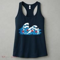 Chicago Tsunami Wave State Flag Women's Tank Top thumb 3