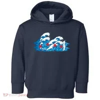 Chicago Tsunami Wave State Flag Toddler Hoodie thumb 0