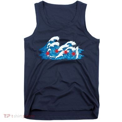 Chicago Tsunami Wave State Flag Tank Top