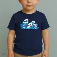 Chicago Tsunami Wave State Flag Toddler T-Shirt thumb 2