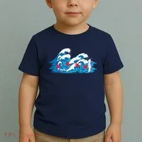 Chicago Tsunami Wave State Flag Toddler T-Shirt thumb 2